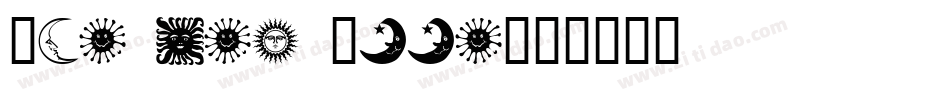 Sun and Moon字体转换